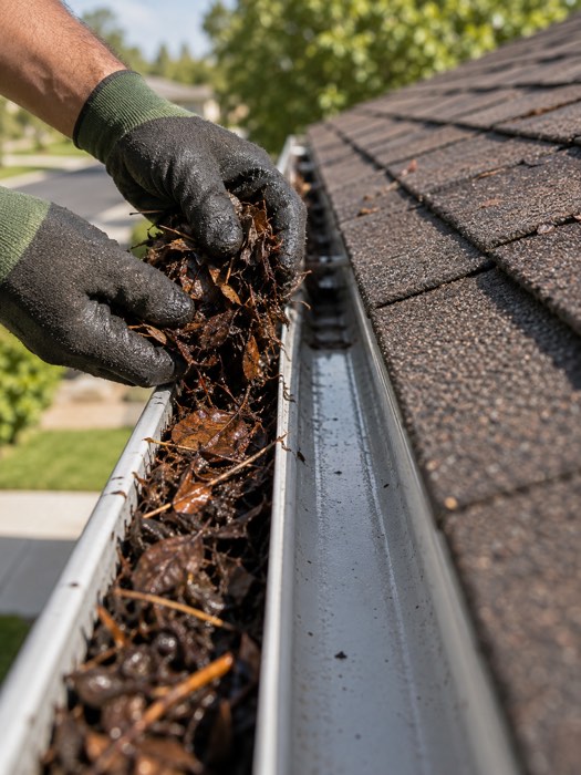 gutter cleaning Burbank CA debris removal